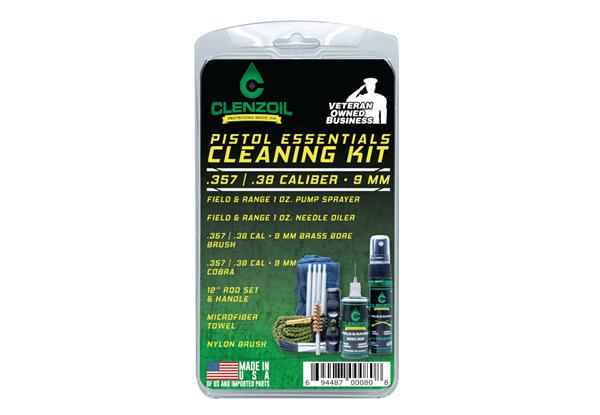 Clenzoil Pistol Essentials Cleaning Kit - .357/.38 Caliber / 9 mm