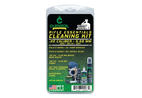 Clenzoil Rifle Essentials Cleaning Kit - .22 Caliber / 5.56 mm