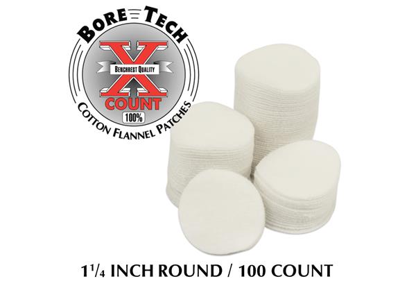 Bore Tech PATCH 1 1/4" ROUND - 100/BAG