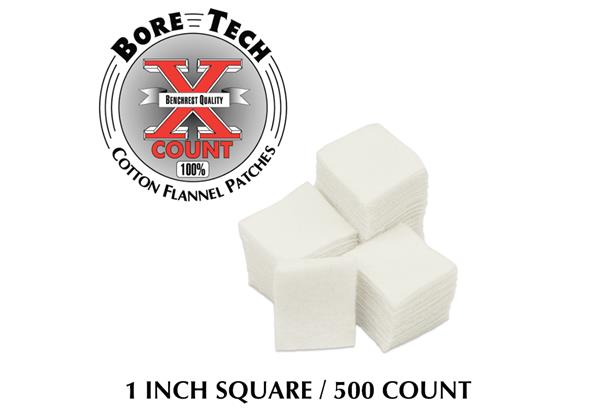 Bore Tech PATCH 1" SQUARE - 500/BAG