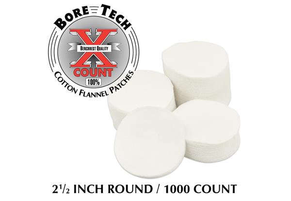 Bore Tech PATCH 2 1/2" ROUND - 1000/BAG