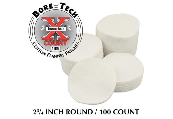 Bore Tech PATCH 2 3/4" ROUND - 100/BAG