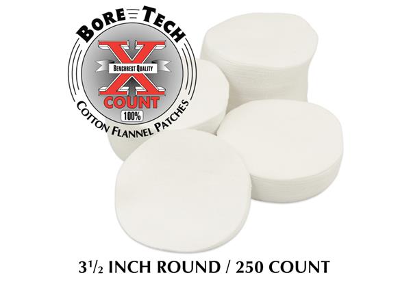 Bore Tech PATCH 3 1/2" ROUND - 250/BAG