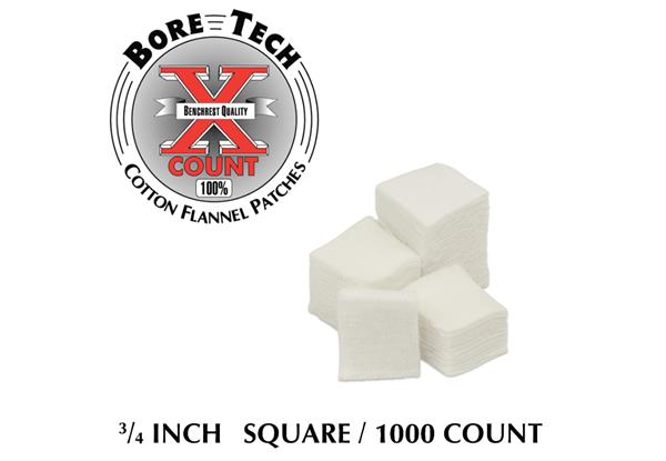 Bore Tech PATCH 3/4" SQUARE - 1000/BAG