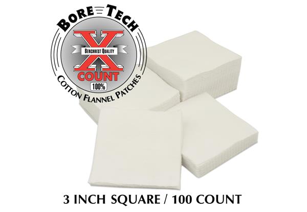 Bore Tech PATCH 3" SQUARE - 100/BAG