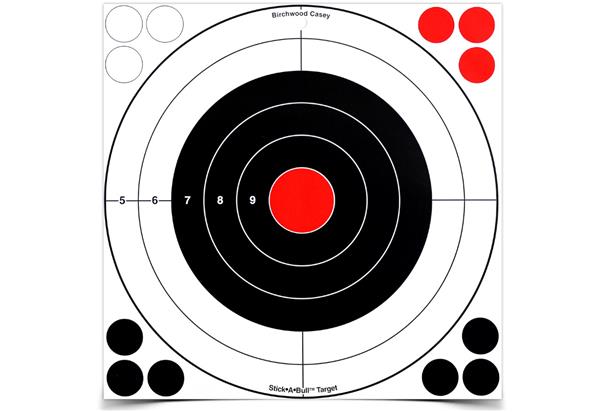 Birchwood Casey Stick-A-Bull 12" Adhesive Bull's-Eye Target