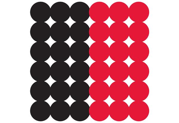 Birchwood Casey Dirty Bird 1" Adhesive Red & Black Repair Pasters