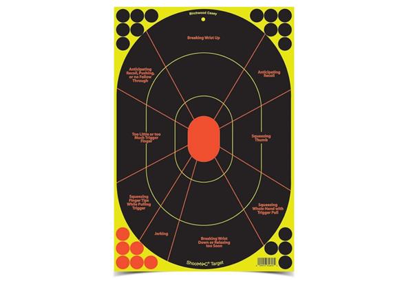 Birchwood Casey Shoot N C 12"x18" Handgun Trainer Target