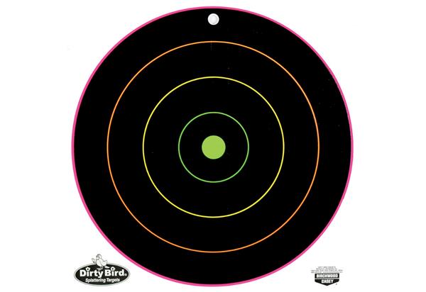 Birchwood Casey Dirty Bird 12" Bull's-Eye Target - 12 Targets