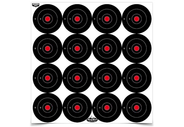 Birchwood Casey Dirty Bird 3" Bull's-Eye Target - 192 Targets
