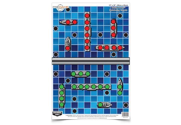 Birchwood Casey Pregame 12" x 18" Battle at Sea Target - 100 Targets