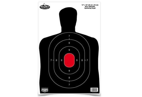 Birchwood Casey Dirty Bird 12" x 18" BC-27 Silhouette Target - 8 Targets