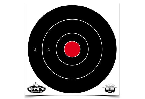 Birchwood Casey Dirty Bird 8" Bull's-Eye Target - 25 Targets