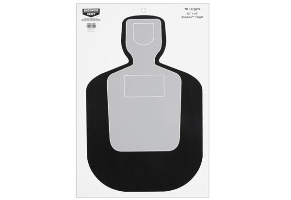 Birchwood Casey Eze-Scorer 12" x 18" BC-19 Black Paper Target - 10