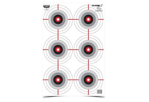 Birchwood Casey Eze-Scorer 12" x 18" Multiple Bull's-Eye Target - 10