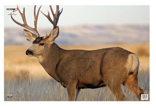 Birchwood Casey Eze-Scorer 23" x 35" Mule Deer Paper Target