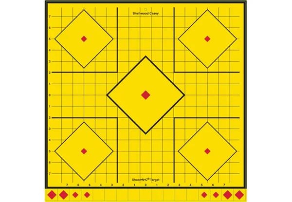Birchwood Casey Shoot N C Long Range Sight-In Target - 5 Pack