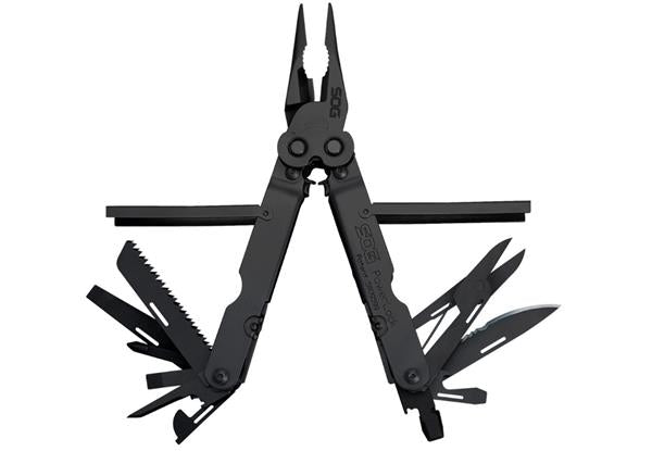 SOG PowerLock Multi-Tool with Scissors - Black Oxide