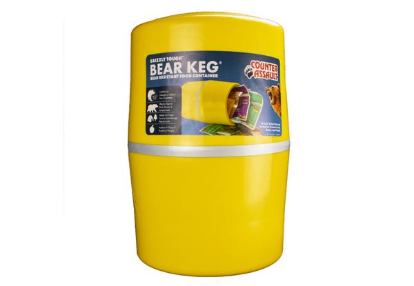 Counter Assault Bear Keg Food Storage Container - Yellow