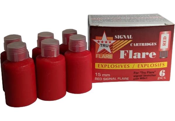 TruFlare RED FLARES BOX OF 6