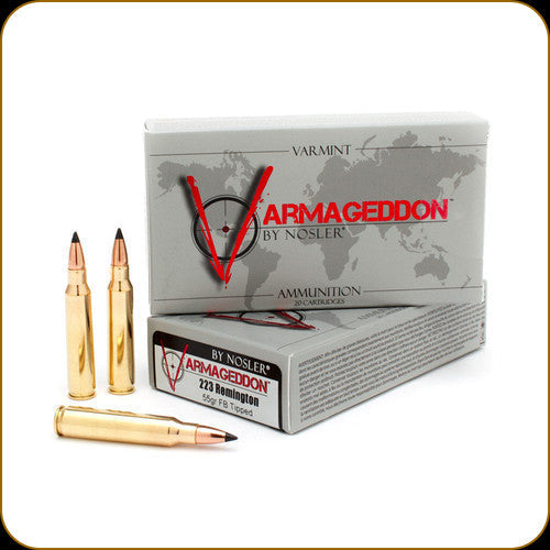 Nosler 223 Rem 55gr FB Tipped Varmint Ammunition