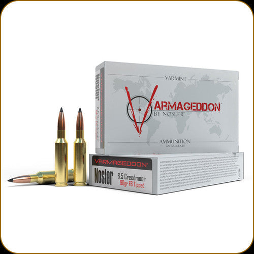 Nosler 6.5 Creedmoor 90gr FB Tipped Varmageddon Ammunition