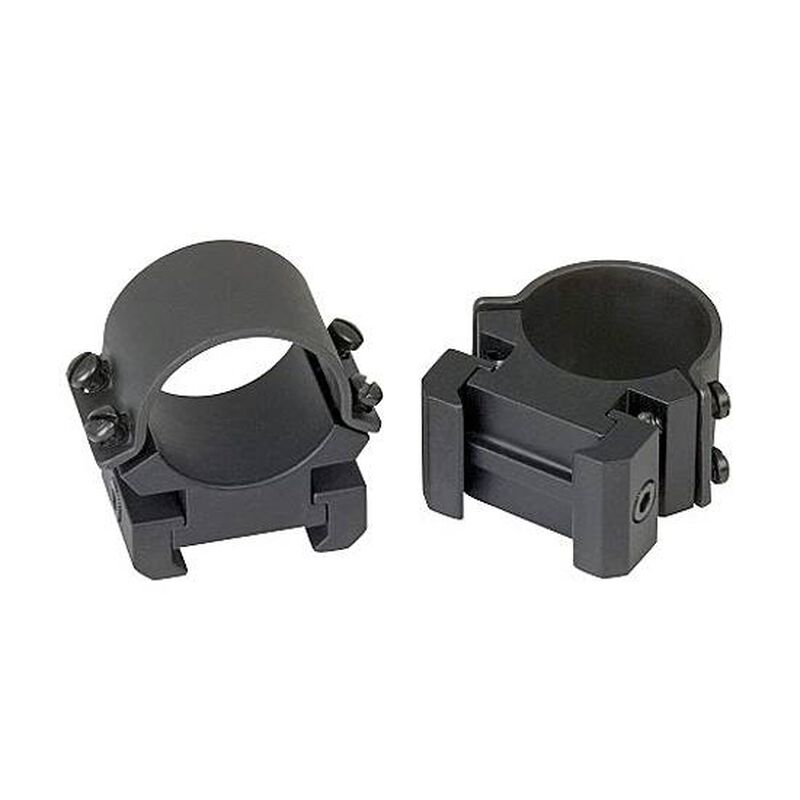 Weaver 1" Sure Grip Rings Medium Matte Black
