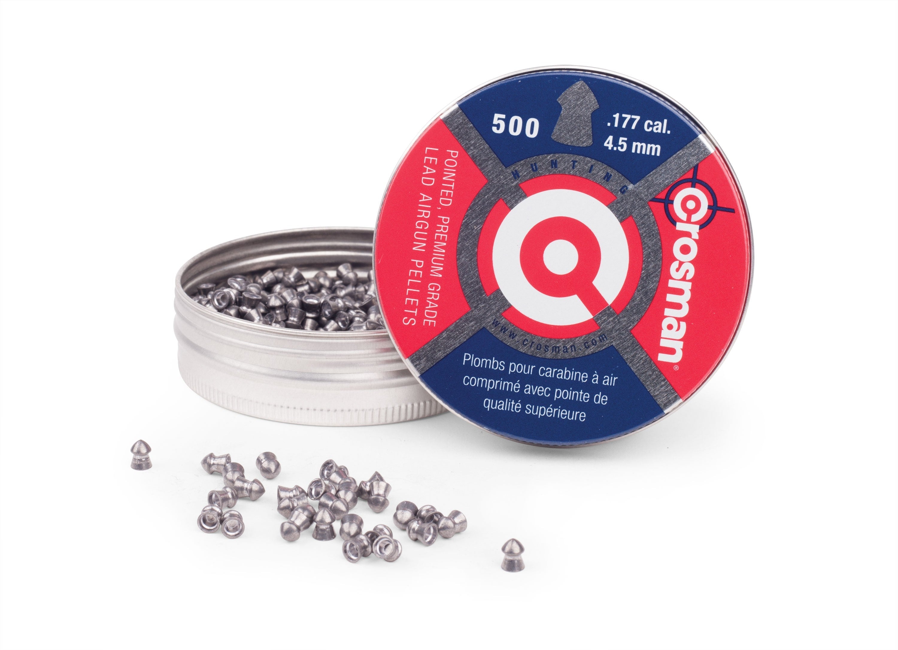 CROSMAN PREMIER POINTED .177 PELLETS   500 PK