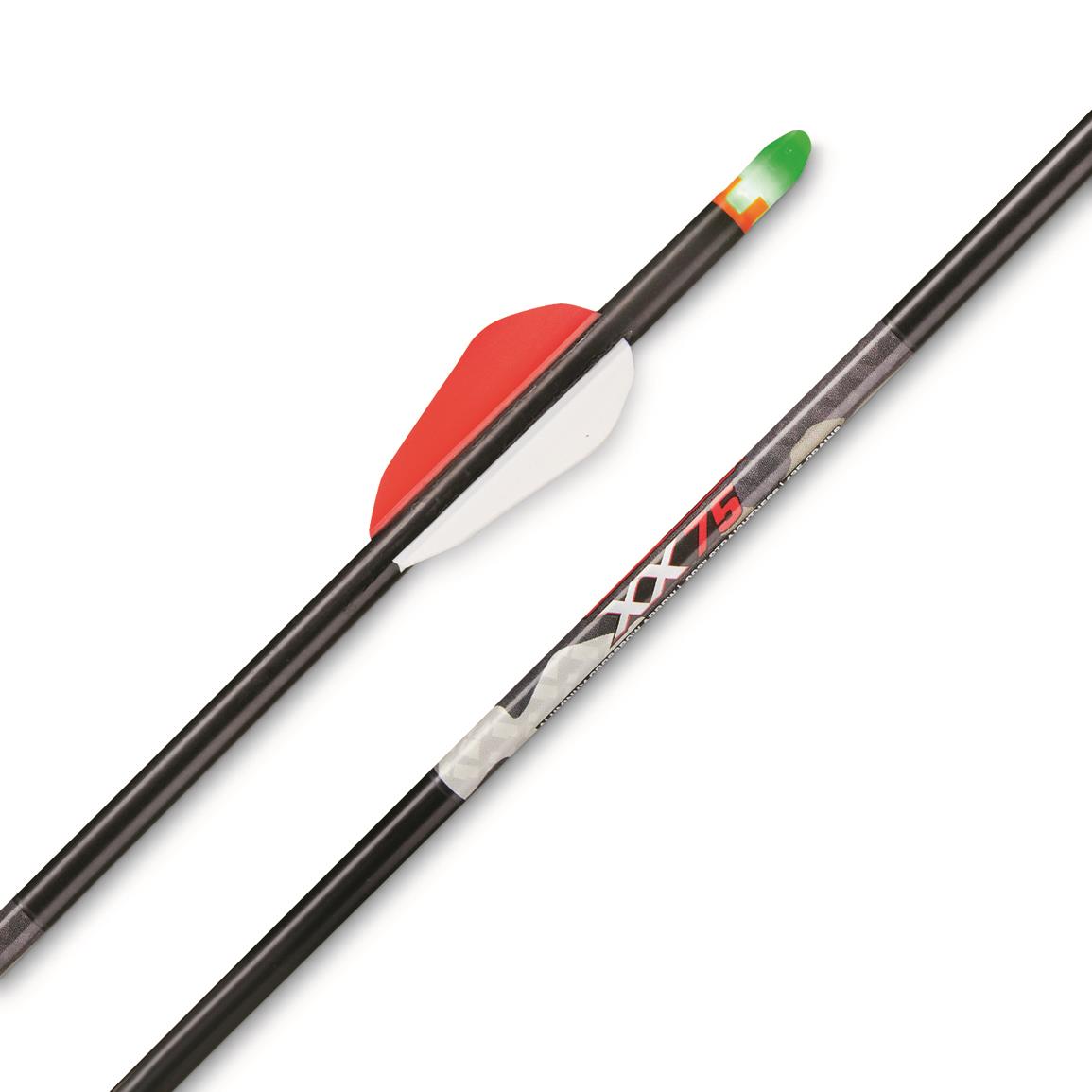 TenPoint XX75 Alpha-Brite Aluminum Arrows, 20" .003" 3/Pk