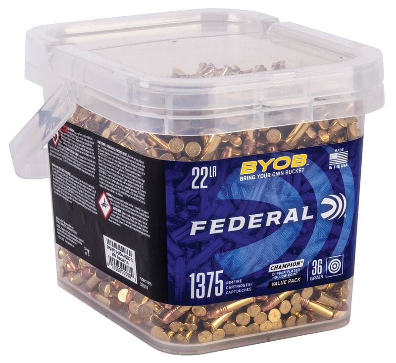 Federal 22LR 36GR Cphp 1375 Rd/bucket