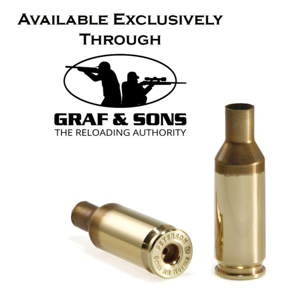 Peterson Cartridge 6mm BR Norma SRP Match-Grade Unprimed Brass - 50 Count product image