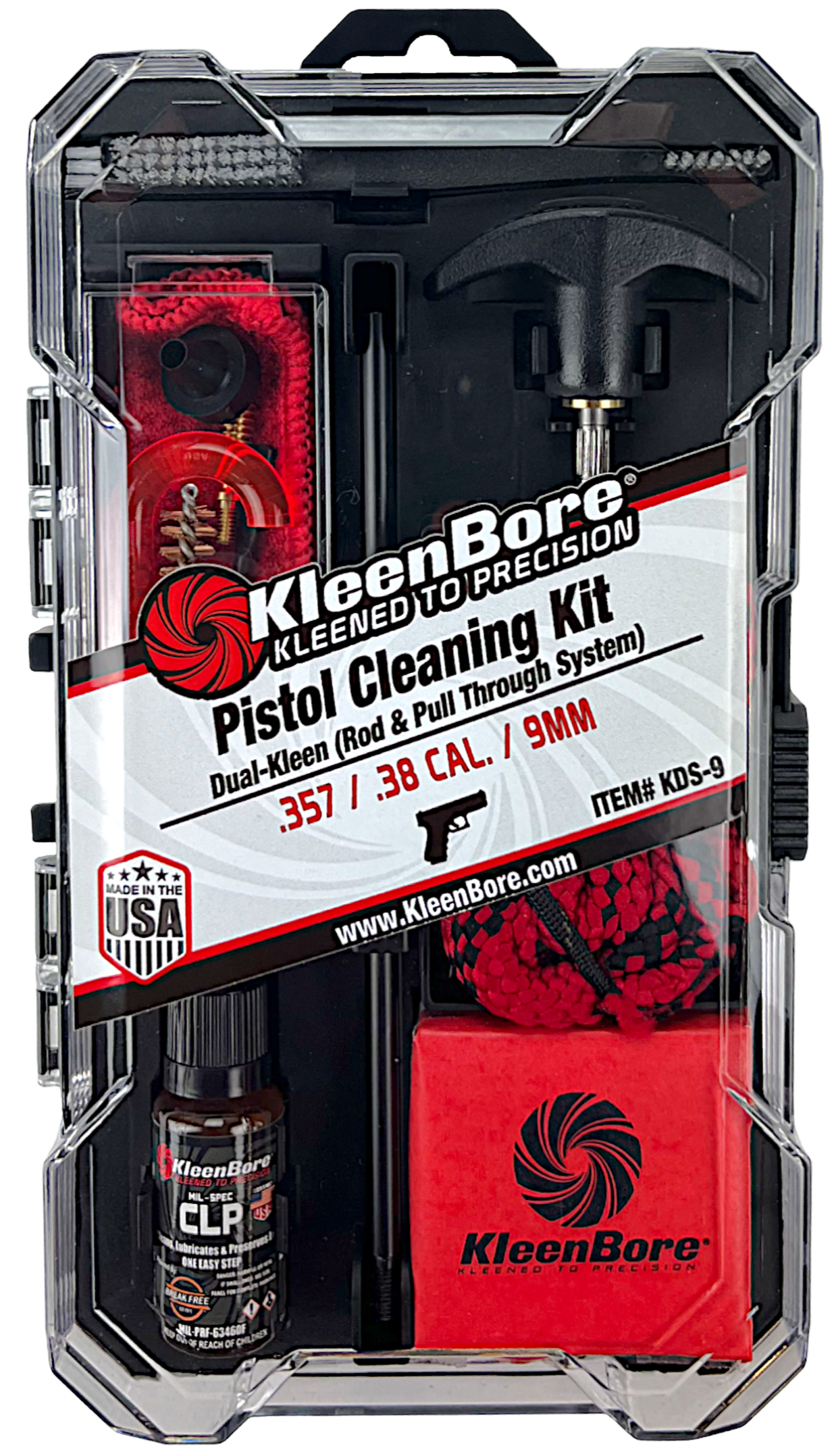KleenBore .357/.38/9mm Dual Cleaning System Kit