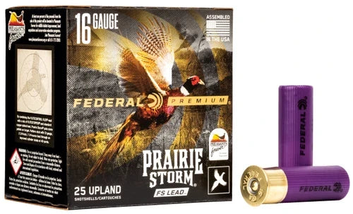 Federal Prairie Storm 16GA 2 3/4" 1-1/4 Oz #4 Fs Lead