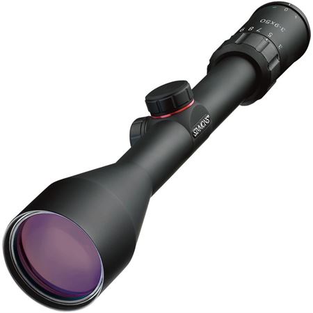 Simmons 8-Point 3-9x50 Truplex riflescope in matte black, side view