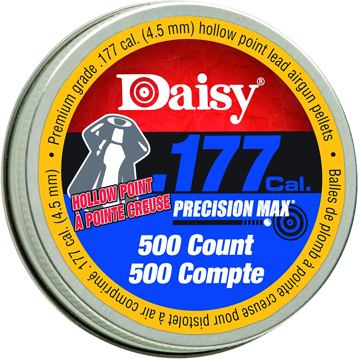 DAISY HOLLOW POINT .177 PELLET 500 COUNT