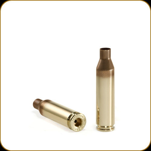 Peterson Cartridge 243 Winchester LRP Match-Grade Unprimed Brass - 50 Count