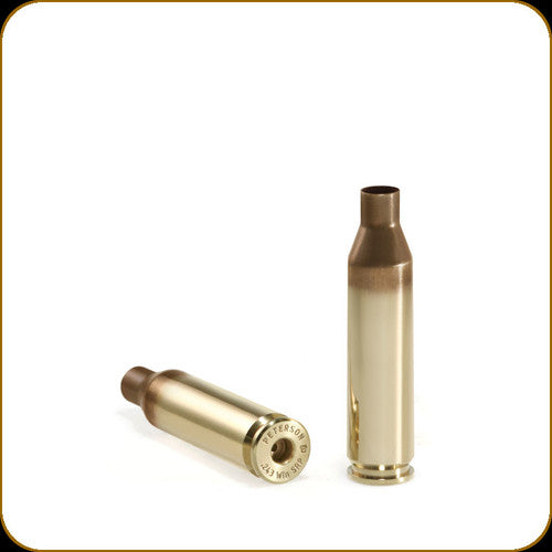 Peterson Cartridge 243 Winchester SRP Match-Grade Unprimed Brass - 50 Count