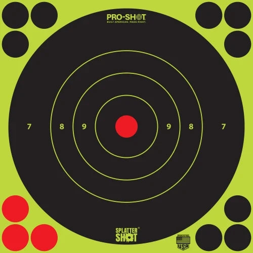 Pro-Shot SplatterShot 8" Green Target 6 Pack