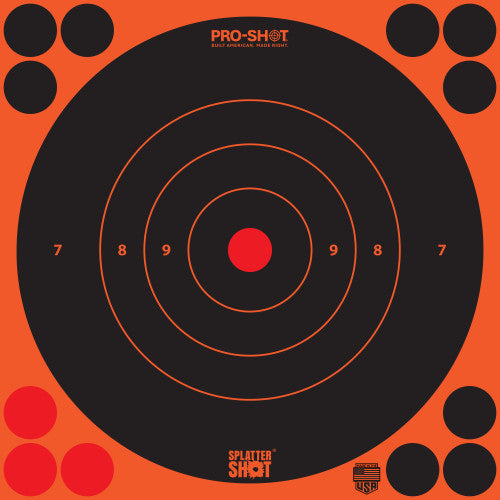 Pro-Shot SplatterShot 8" Orange Target 6 Pack