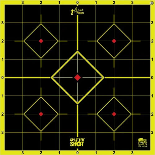 Pro-Shot SplatterShot 8" Green Sight-In Target 6 Pack
