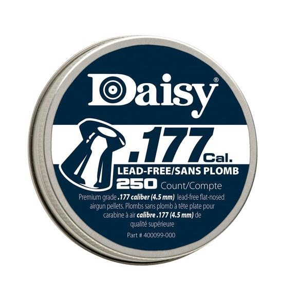 Daisy PrecisionMax .177 Caliber Lead-Free Flat Pellets – 250 Count