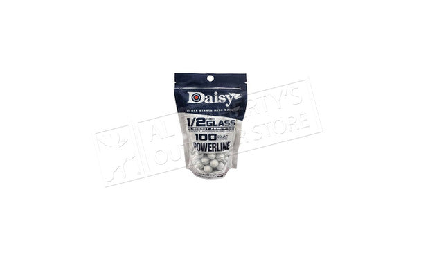 Daisy Powerline 1/2-Inch Glass Slingshot Ammo – 100 Count
