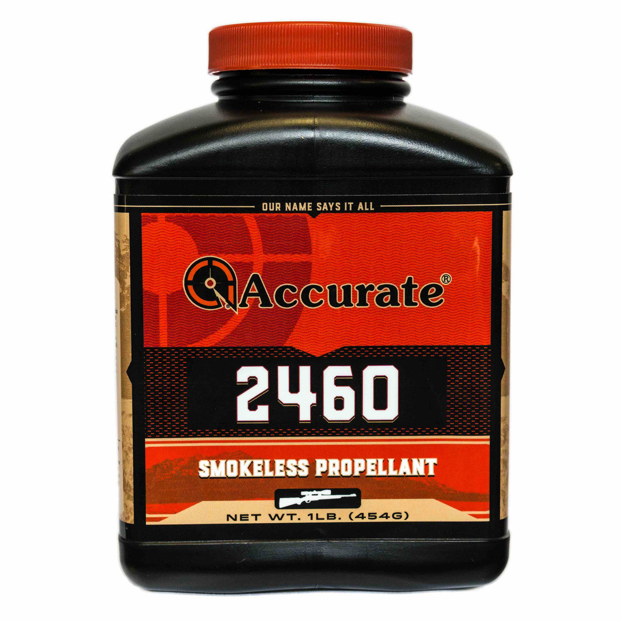 Accurate 2460 smokeless rifle powder 1 lb container