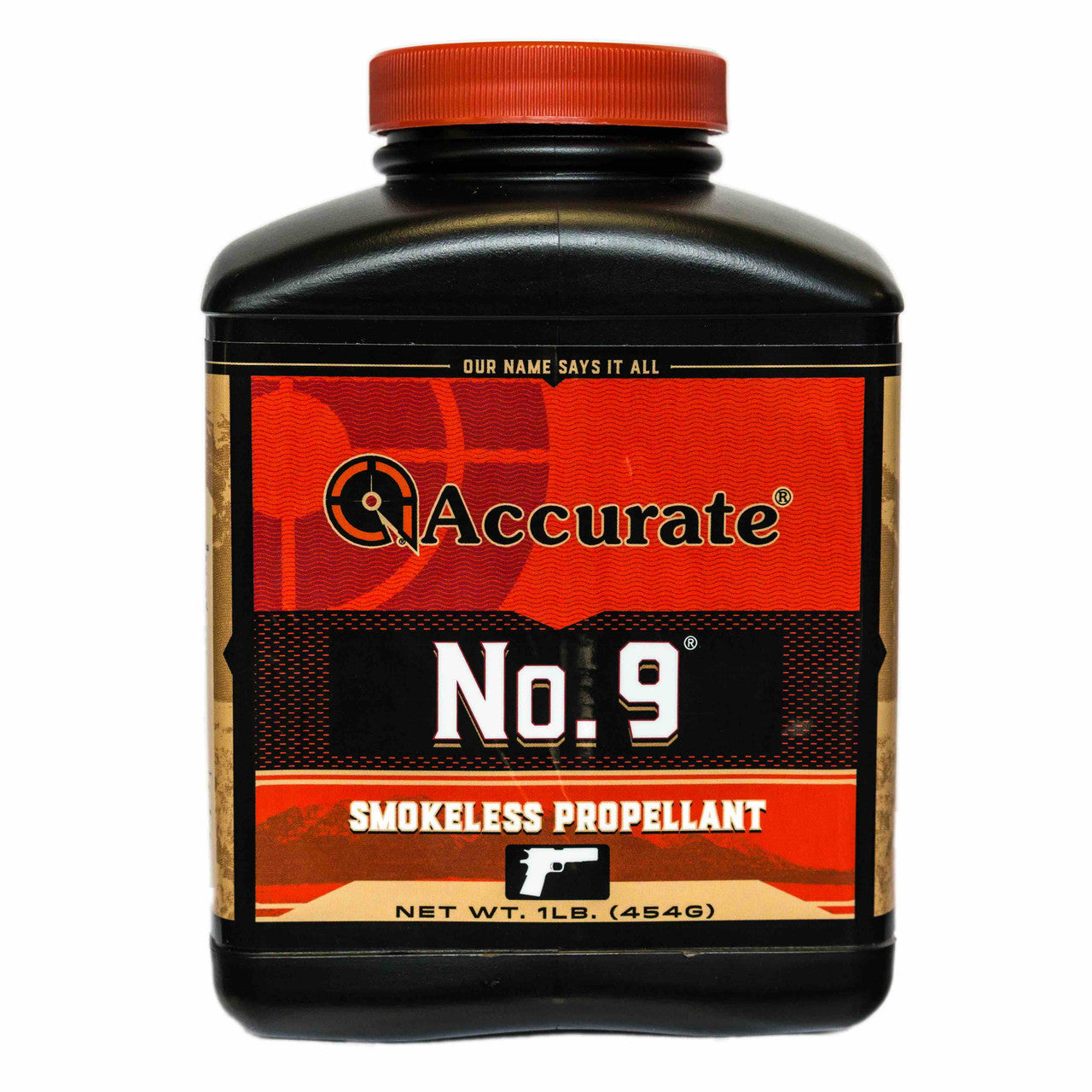 Accurate No. 9 smokeless pistol powder 1 lb container
