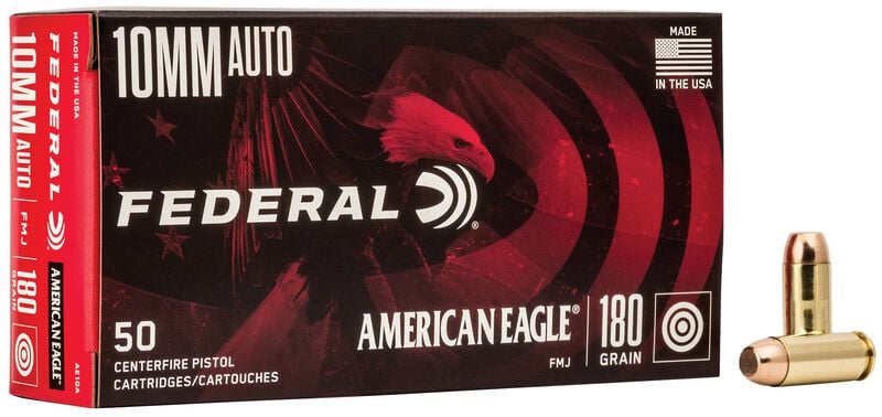 Federal American Eagle 10MM Auto 180GR FMJ