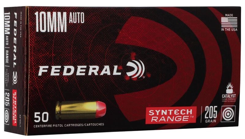 Federal Syntech Range - 10mm Auto - 205gr - 50 Rounds