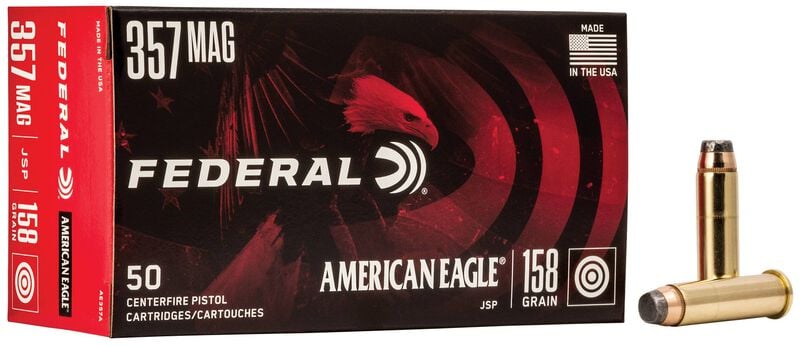 Federal American Eagle 357 Mag 158gr JSP