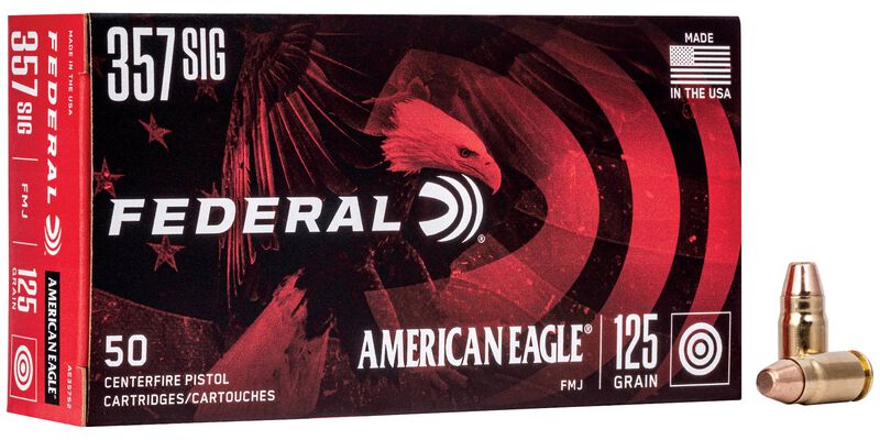 Federal American Eagle 357 Sig 125GR FMJ
