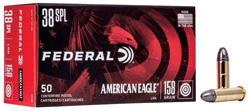 Federal American Eagle 38 Special 158GR Lead Rn