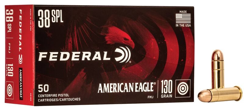 Federal American Eagle 38 Special 130gr FMJ
